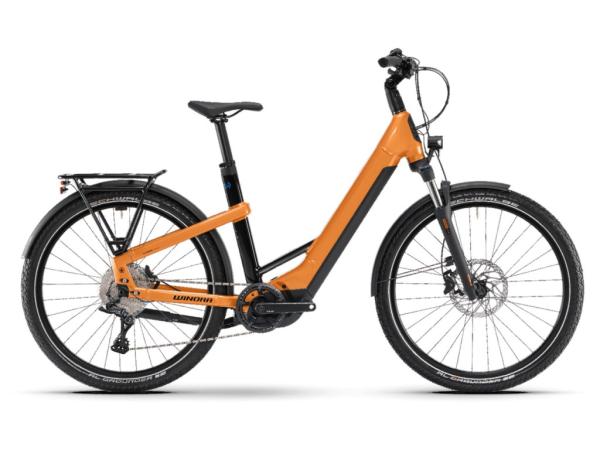 Winora YAKUN X10 LOW STEP i750Wh 10-G Cues 24 Winora BCXK ginger gloss Rh 55