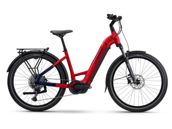 Haibike TREKKING 7 LOW i800Wh 11-G Cues 25-26 HB BCXK GL_dyn. red/blue Rh L/50