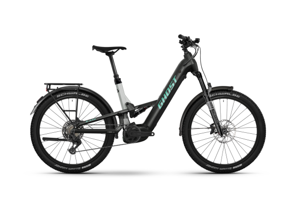 GHOST E-ASX UNIVERSAL LOW EQ rebel red/pebble gl&auml;nzend S