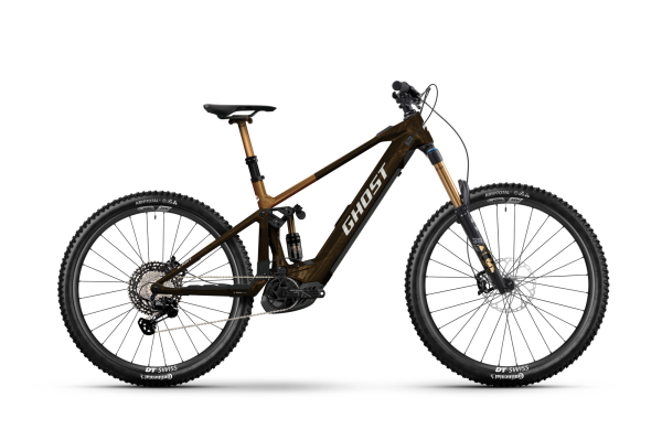 GHOST E-RIOT CF LTD ud carbon-dirt brown/dirt brown gl&auml;nzend S