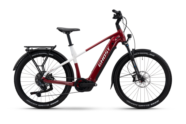 GHOST E-TERU Advanced EQ High carbon red/chilly white - glossy S